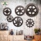 复古工业风齿轮装 饰品墙面壁挂店铺墙壁挂件酒吧墙上创意挂饰墙饰