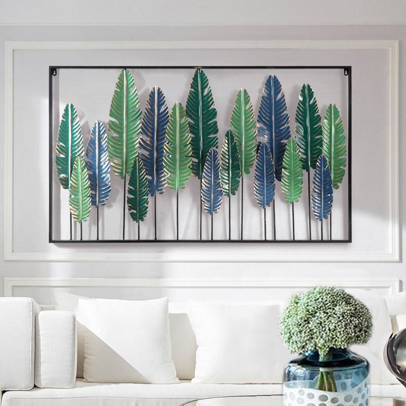 北欧风格墙壁挂饰绿植创意铁艺壁饰立体墙饰客厅背景墙面装饰挂件在类目 家居饰品, 壁饰中 - 来自Buy2taobao.com提供专业的淘宝代购服务