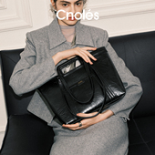 Cnoles蔻一墨澜托特包新款 张天爱同款 大容量黑色手提单肩包包