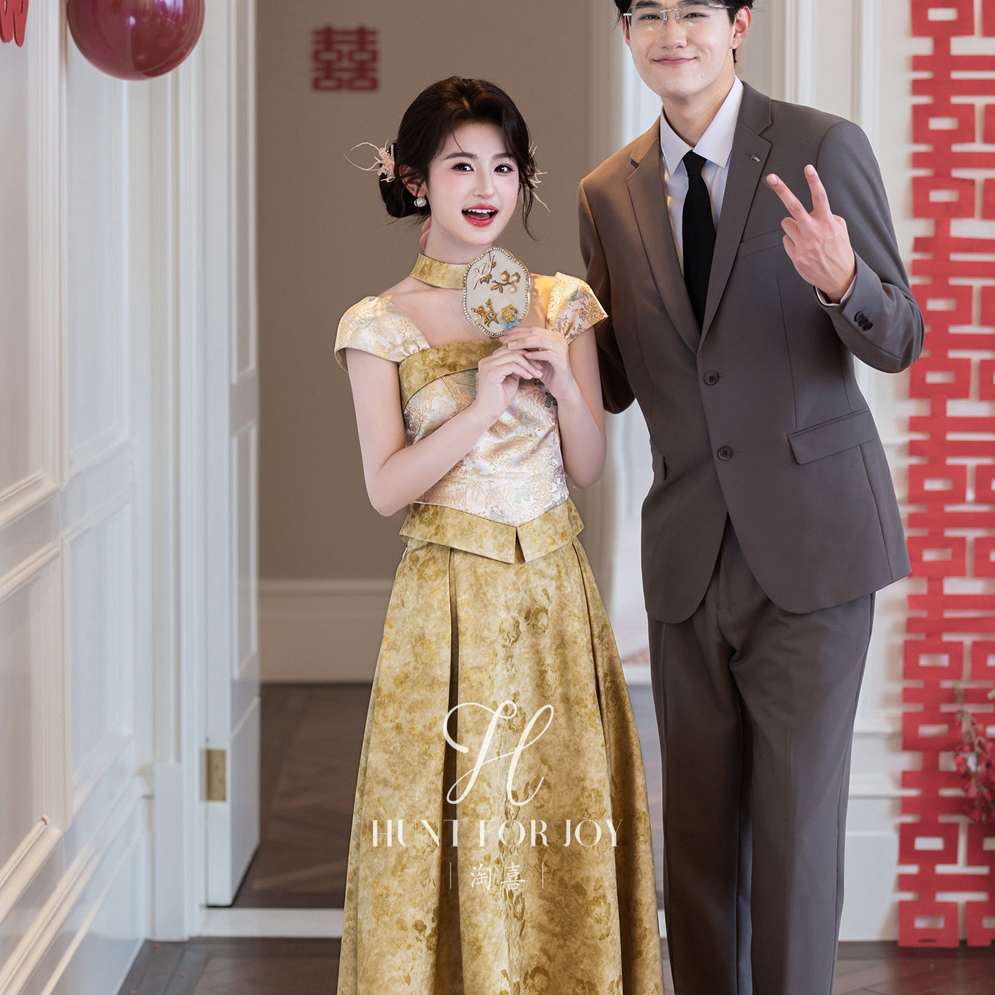 淘喜「唐画」新中式绝美新娘敬酒服夏季订婚马面裙套装晨袍礼服女