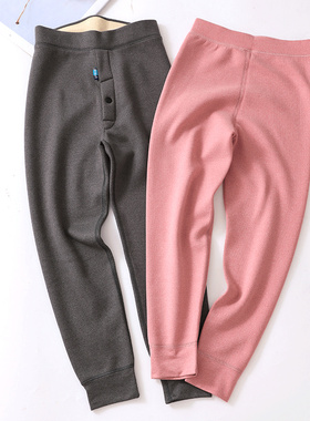 儿童加肥加大加绒保暖裤男女胖童德绒一体绒内穿打底裤高腰