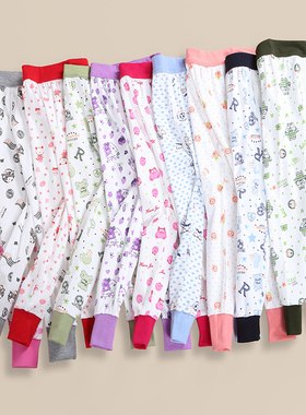 儿童秋裤单条纯棉男童秋裤单件女童全棉保暖裤打底裤中大童衬裤棉