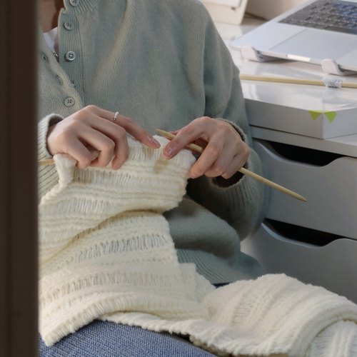 名辰方式软糯糯围巾编织亲肤毛线