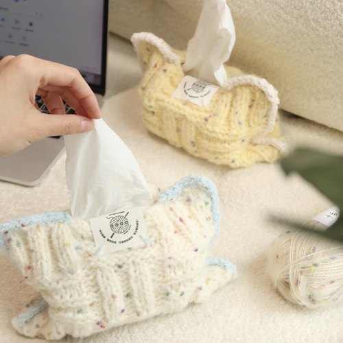 名辰方式纸巾盒编织手工diy