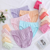 女士纯棉高腰薄款 全棉透气妈妈短裤 中老年人大码 内裤 宽松三角裤 头
