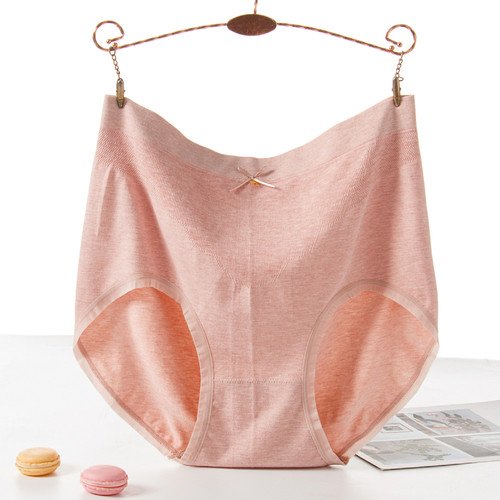 一体无缝高腰大码胖mm200斤内裤