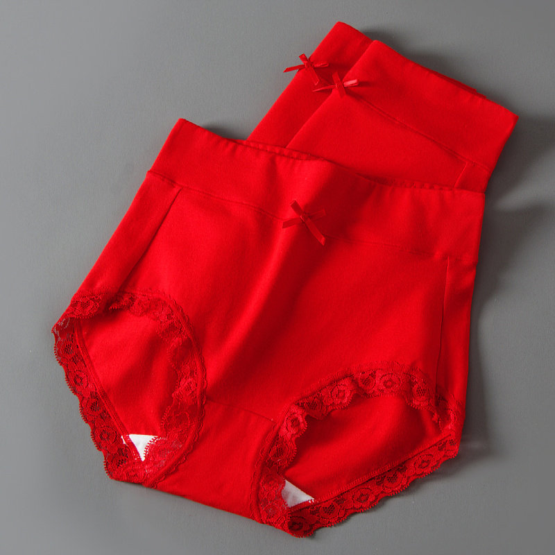 本命年红色内裤女属马年裤头纯棉高腰大码女士全棉抗菌裆妈妈短裤,女士内衣/男士内衣/家居服,女三角裤,淘宝优惠券,粉丝福利购,淘宝优惠卷