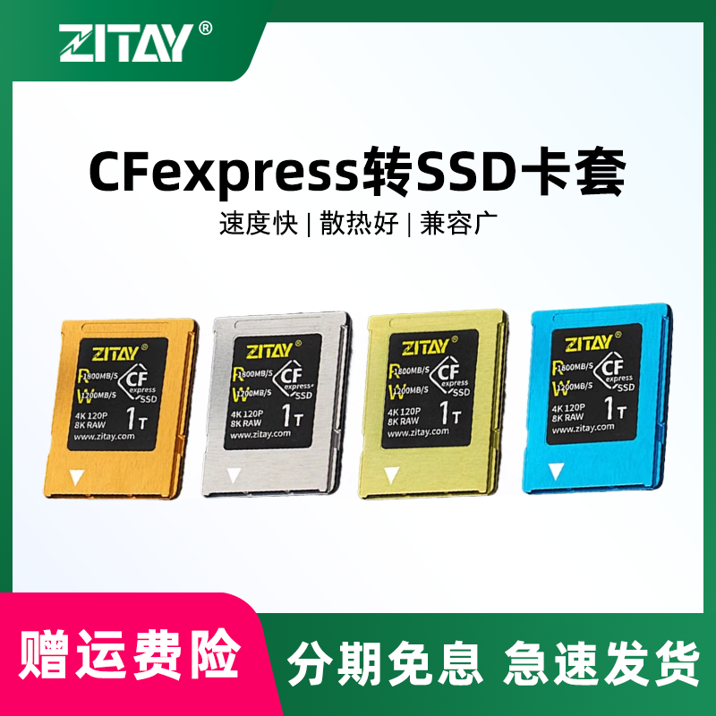 希铁CFexpress转SSD套件卡套