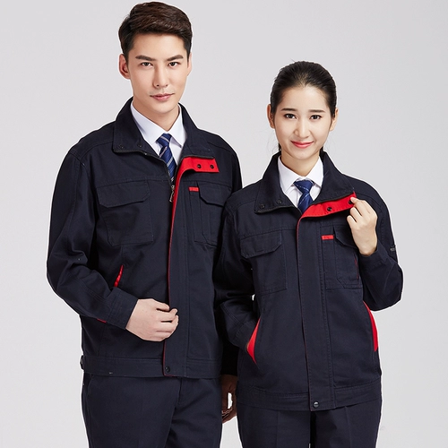 Хлопковый лонгслив для работы, износостойкий утепленный комплект, защита от ожогов