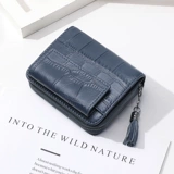 Бумажник, короткая сумка через плечо, модный универсальный картхолдер, складной кошелек, коллекция 2021, из натуральной кожи