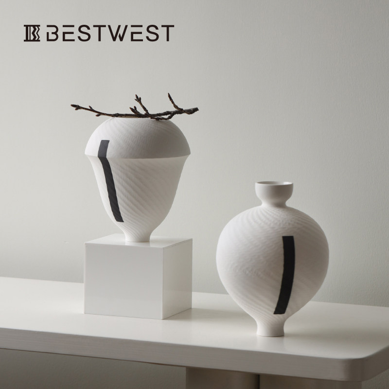 大丹陶瓷正品花瓶高级感景德镇摆件客厅插花中式餐桌装饰干花复古,家居饰品,花瓶,淘宝优惠券,粉丝福利购,淘宝优惠卷