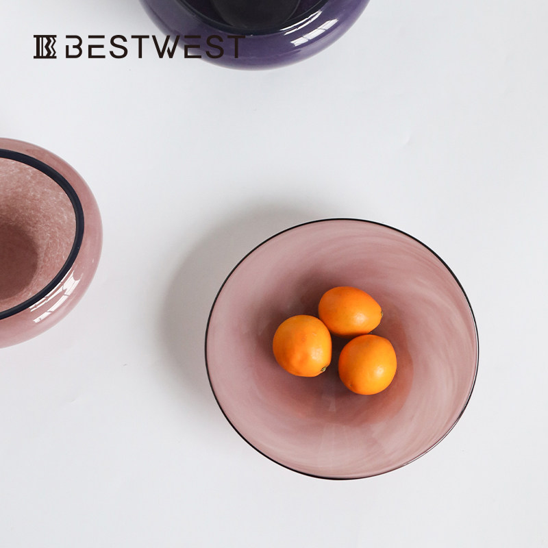 水果盘玻璃客厅茶几家用高颜值精致零食摆放盘轻奢高档水果盆好看,家居饰品,果盘/果篓,淘宝优惠券,粉丝福利购,淘宝优惠卷