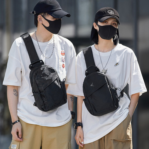 希卡2025新款男女潮牌运动斜挎包