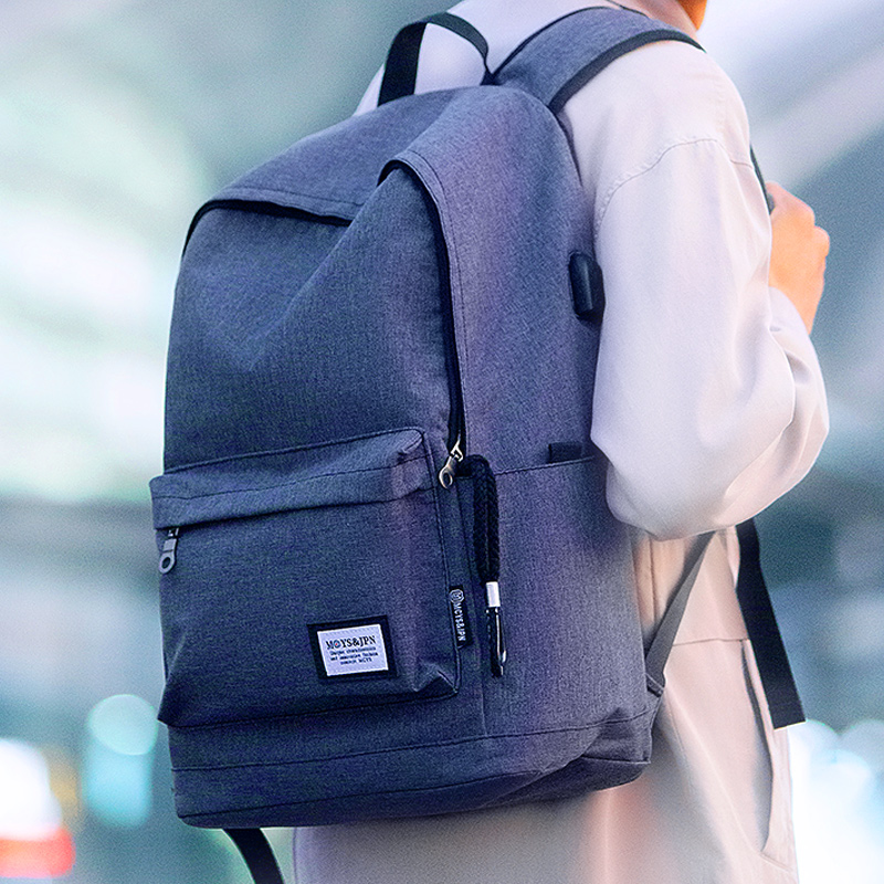背包男士双肩包时尚工作上班旅行休闲出差2022新款大学生电脑书包-封面