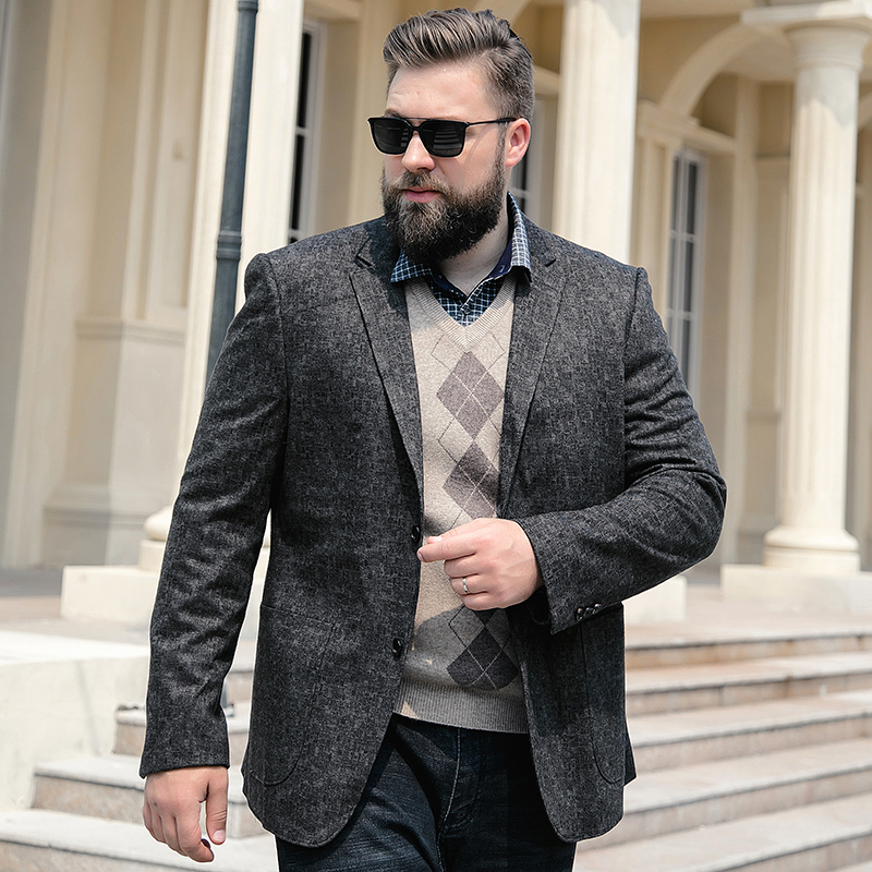 Autumn and winter man 's suit man Extra large size jacket Add fertilizer enlarge The fat leisure time business affairs suit Easy coatin the Men's clothing, Suits  category - from Buy2taobao.com to provide professional Taobao agent buy service