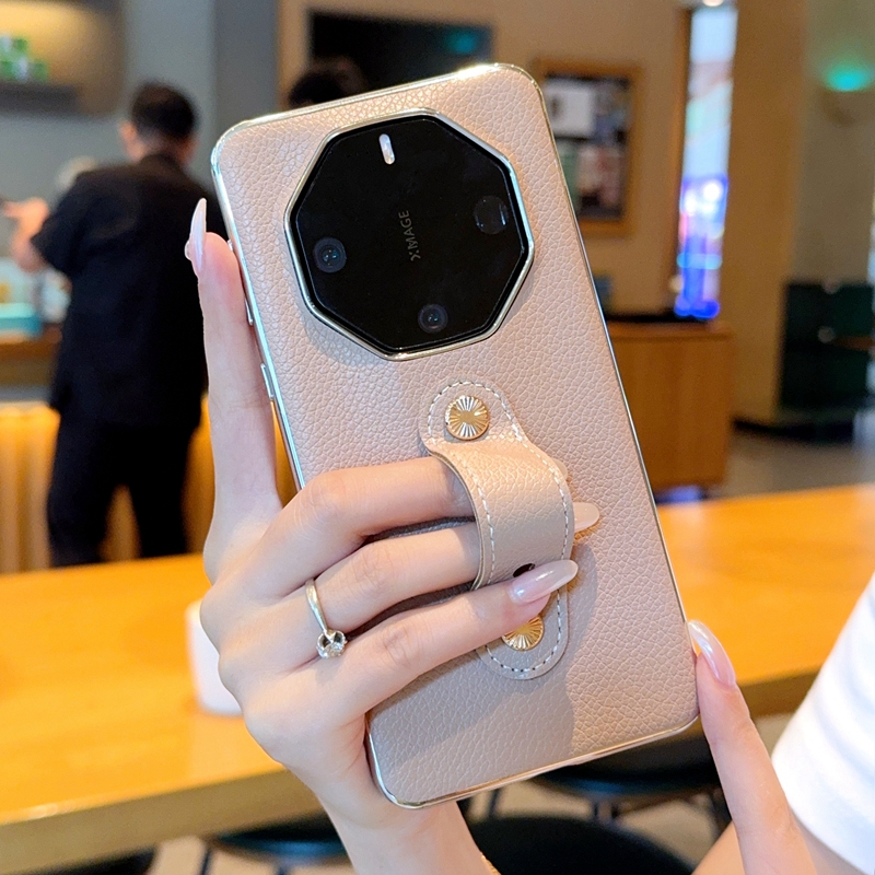 适用于华为Mate70RS手机壳荔枝纹