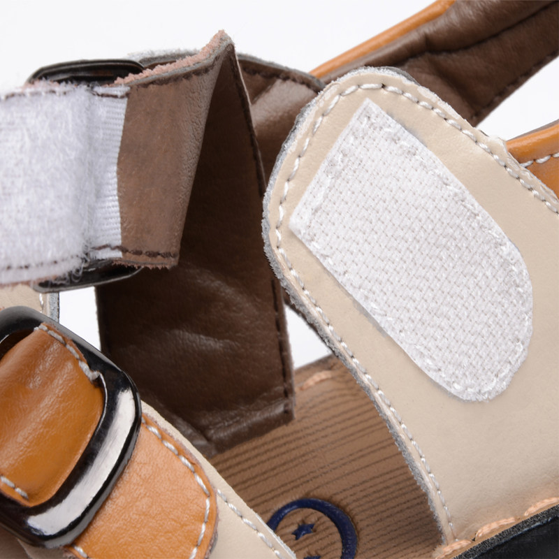 Chaussures enfants en cuir orteil suture de voiture pour été - Ref 1038138 Image 3