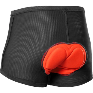 艾速欧夏季骑行内裤男女山地自行车透气速干海绵坐垫骑行短裤装备