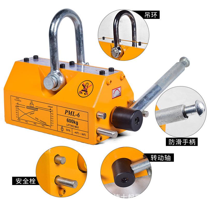 厂家永磁吸盘200kg00k电g4动 QOC起重器永磁起重器磁力吊盘60k0g