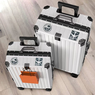 铝框旅行箱行李箱铝框20拉杆箱万向轮24寸女男学生登机密码皮箱子