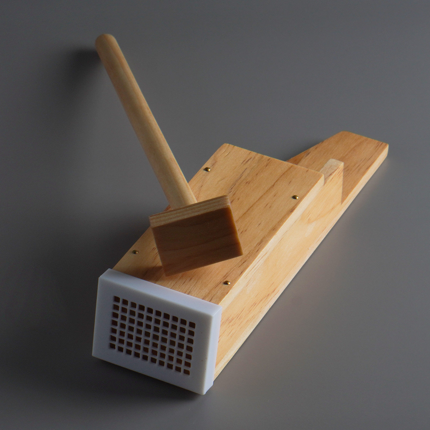 现货日本和果子寒天切和菓子寒天推寒天果冻切条器羊羹切条器木制