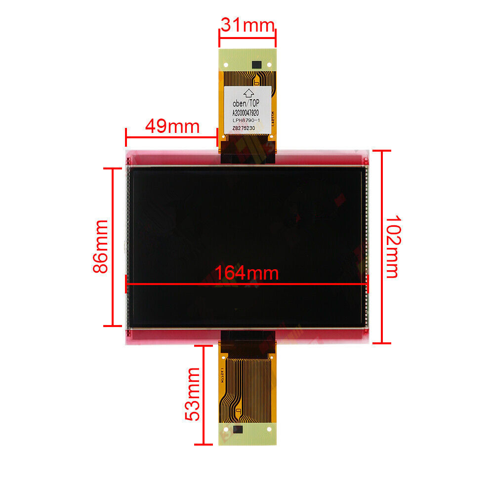 MB Mercedes Benz Truck Actros MPII MPIII Cluster LCD Display