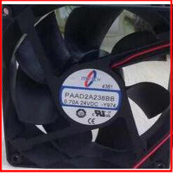 全新 NSTECH 12038 PAAD2A238BB -Y974 24V 0.70A 双滚珠散热风扇