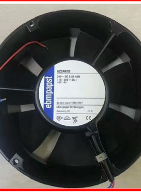 6224NTD 原装德国ebmpapst 17251 24V2.0A 大风量全金属轴流风机