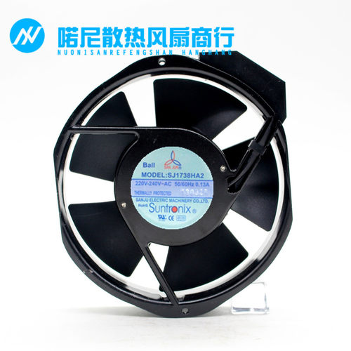 SJ1738HA2 台湾三巨风机AC220V 17238 HA1机柜变频器轴流散热风扇