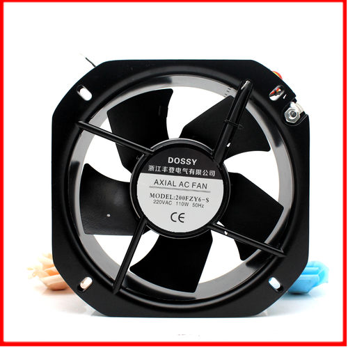 DOSSY 200FZY6-S轴流风机22580工频风扇110W220VAC225*225*80mm