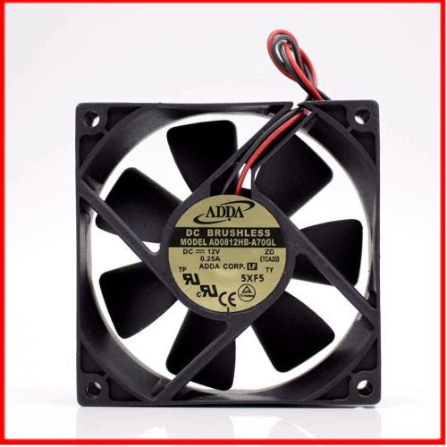 AD0812HB-A70GL全新ADDA 8025 8厘米 12V 0.25A 静音机箱散热风扇