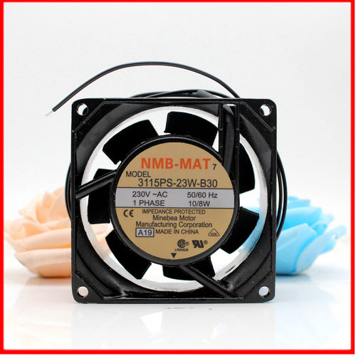 日本 NMB 8CM 3115PS-23W-B30 AC230V 10/8W 8038 耐高温散热风扇