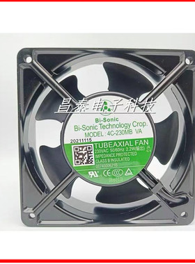 全新Bi-Sonic 12038 12CM 4C-230MB VA AC230V 机柜电箱散热风扇