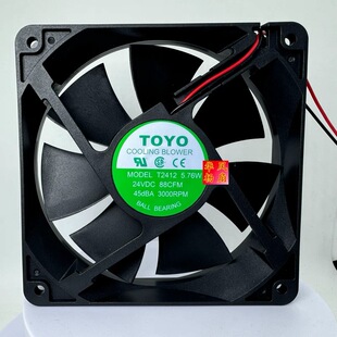 TOYO T2412 T24S T15 T30 T30S 24V 12025 12038 变频器散热风扇