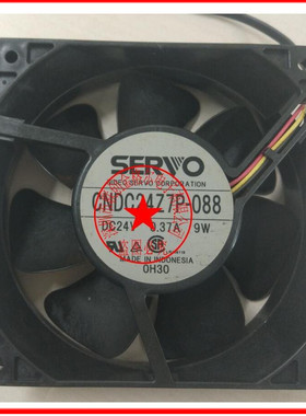 CNDC24Z7P-088 DC24V 0.37A 9W 三线 原装正品日本SERVO 轴流风扇