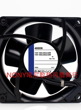 德国 TYP 4600N/X/Z 4606N/X/Z 12038 110V全金属耐高温散热风扇