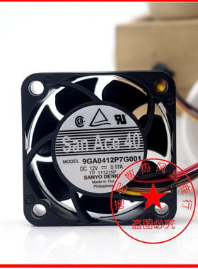 9GA0412P7G001 San Ace40 4015 12V 0.17A 4CM 9GA0412P7G004