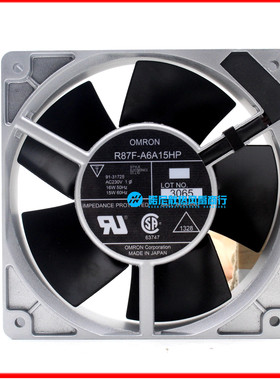 R87F-A6A15HP 230V 原装日本欧姆龙OMRON 120*120*38铝框轴流风扇