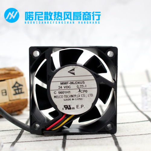 MMF-06J24US-CP0原装三菱24VDC 0.23A 6CM 6025 变频器散热风扇