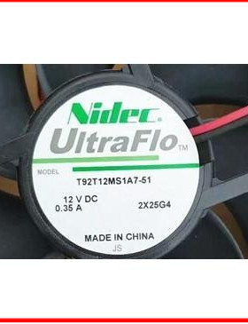 Nidec UltraFlo 9025 9CM T92T12MS3A7-51 12V 0.35A变频风扇