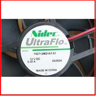 Nidec UltraFlo 9025 9CM T92T12MS3A7-51 12V 0.35A变频风扇