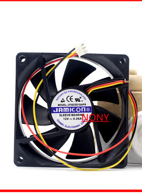 JF0825S1SA-R JF0825S1SAPR全新UPS静音风扇3线JAMICON 12V 0.26A