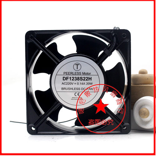 PEERLESS MOTOR T DF1238S22H AC220V 0.14A 20W轴流散热风扇