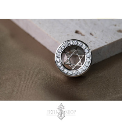 特土商店 Anatometal美国专业人体穿孔饰品 六芒星耳扩 EYELETS