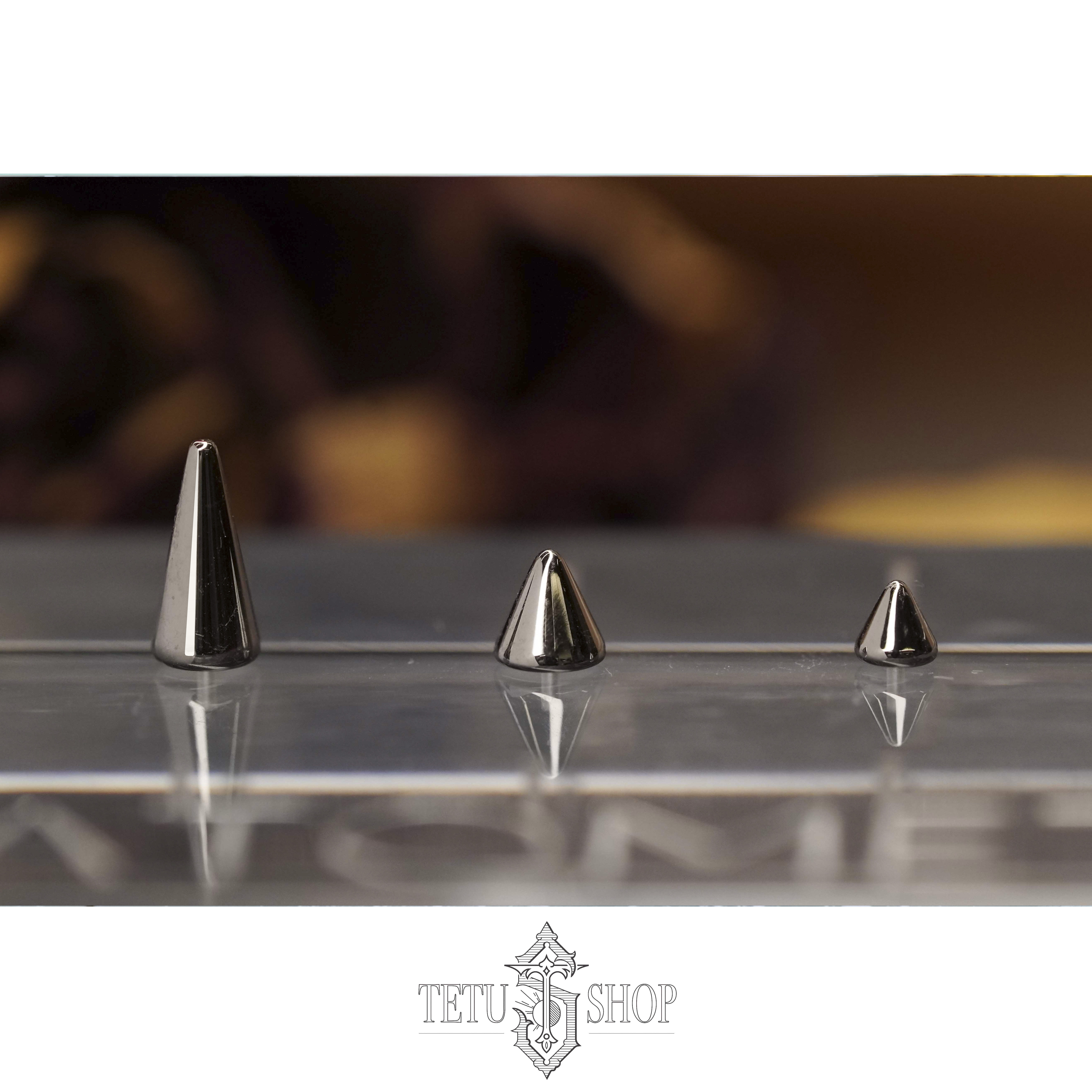 特土商店anatometal美国专业人体饰品spike ends 尖刺 恶魔钉