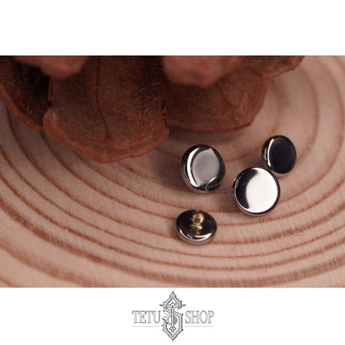 特土商店anatometal平面圆盘耳钉