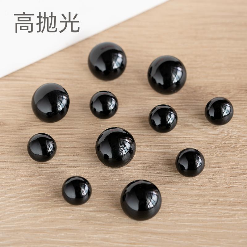 精致亮面小黑扣动物眼镜扣