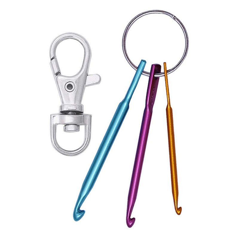 彩色单头编织毛线钩针