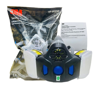 3MHF-802SD防毒面具 装修化工实验室煤矿山打磨 工业粉尘异味防护