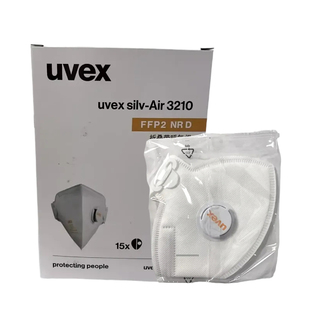 UVEX优唯斯3210折叠式口罩KN95防工业粉尘颗粒物骑行男女透气带阀